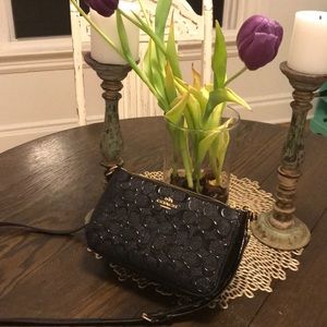 BEAUTIFUL (only used TWICE) black Coach crossbody